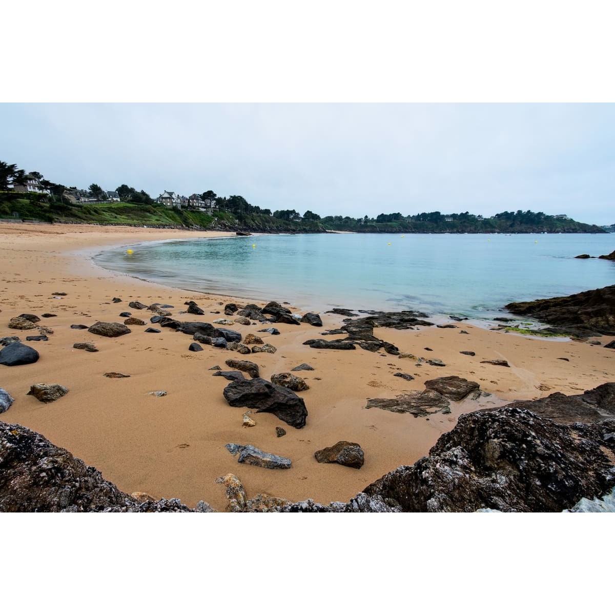 Tableau sur toile plage de la Fourberie 45x65 cm