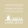Tableau sur toile Lancieux 30x30 cm beige