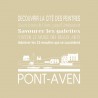 Tableau sur toile pont Aven 30x30 cm beige