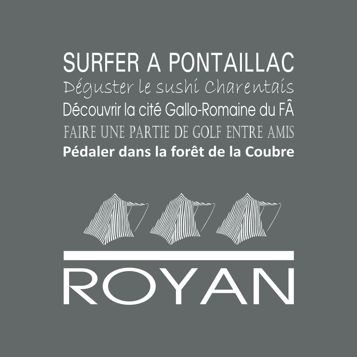 Tableau sur toile Royan 30x30 cm gris Tableau sur toile Royan 30x30 cm gris
