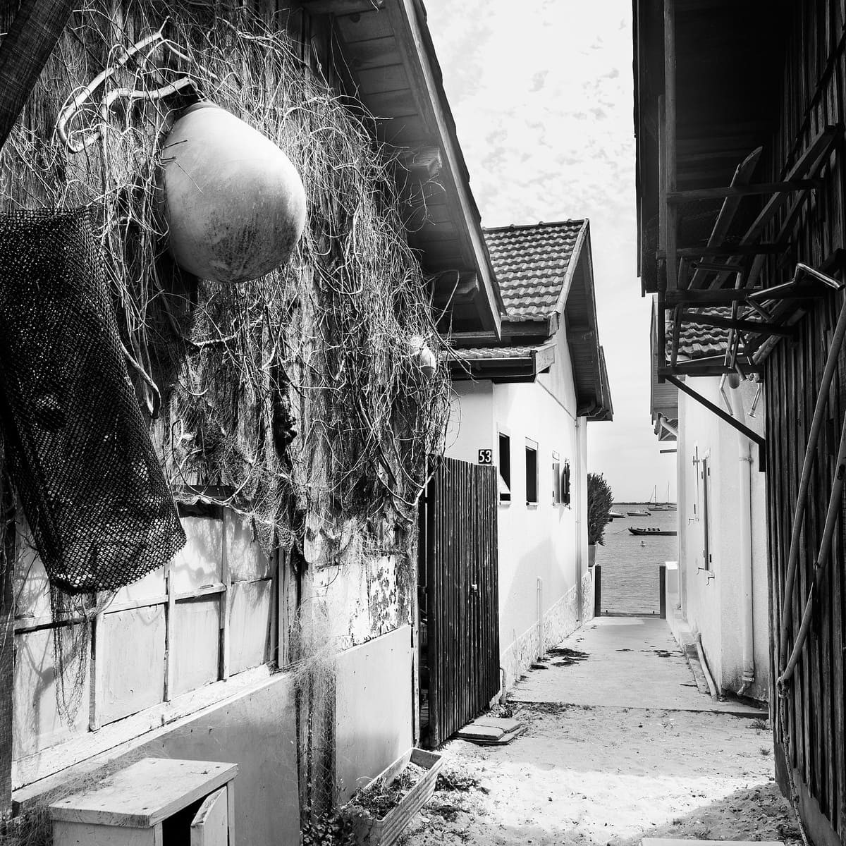 Tableau sur toile chemin plage noir et blanc Tableau sur toile chemin plage noir et blanc