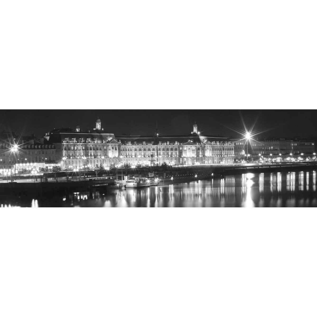 Tableau sur toile la Bourse noir et blanc Tableau sur toile la Bourse noir et blanc