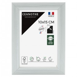 Cadre photo Perle gris clair 10x15 cm face