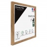 Cadre photo Precious noyer 30x30 cm biais
