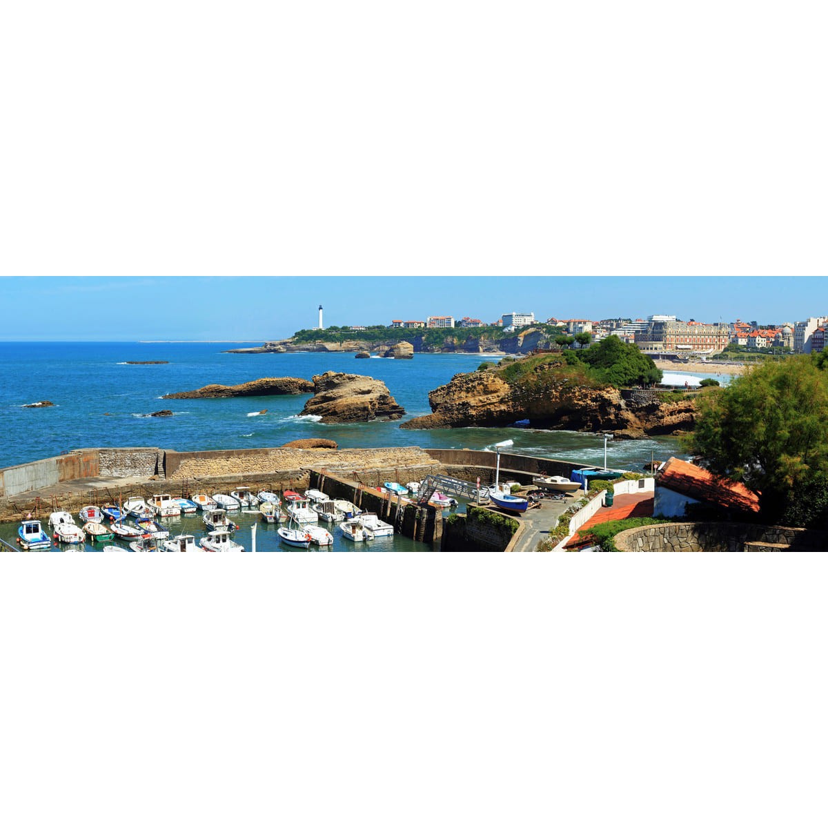 Tableau sur toile Biarritz port Tableau sur toile Biarritz port