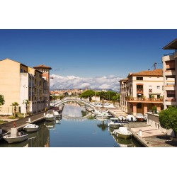 Tableau sur toile port de Fréjus 2