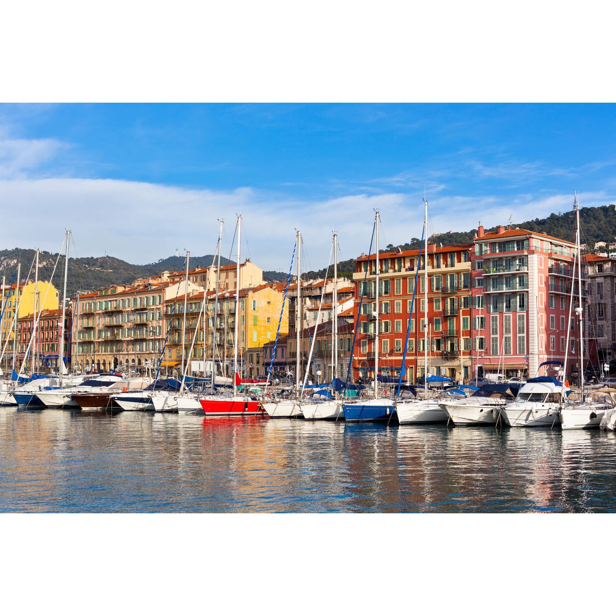 Tableau sur toile port de Nice