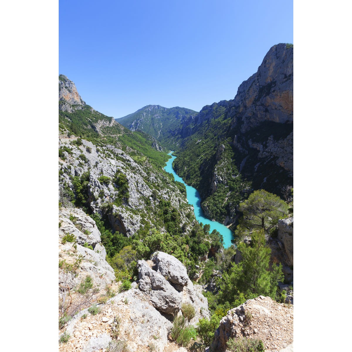 Tableau sur toile gorges du Verdon Tableau sur toile gorges du Verdon