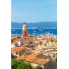 Tableau sur toile rue de Saint-Tropez