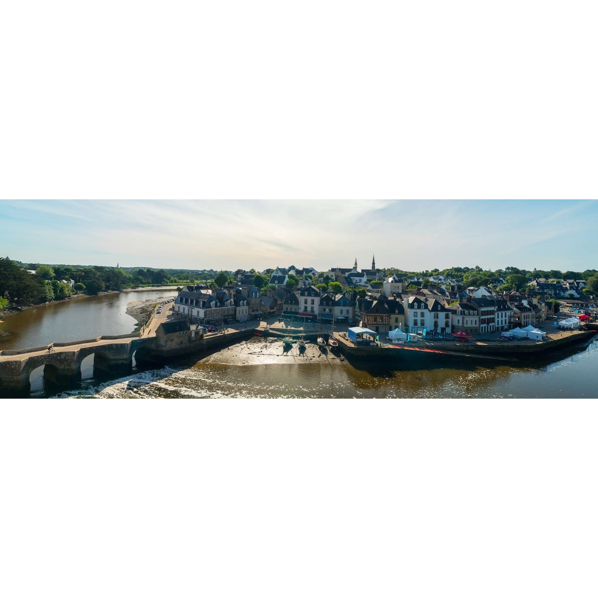Tableau sur toile port Saint-Goustan 2 Tableau sur toile port Saint-Goustan 2