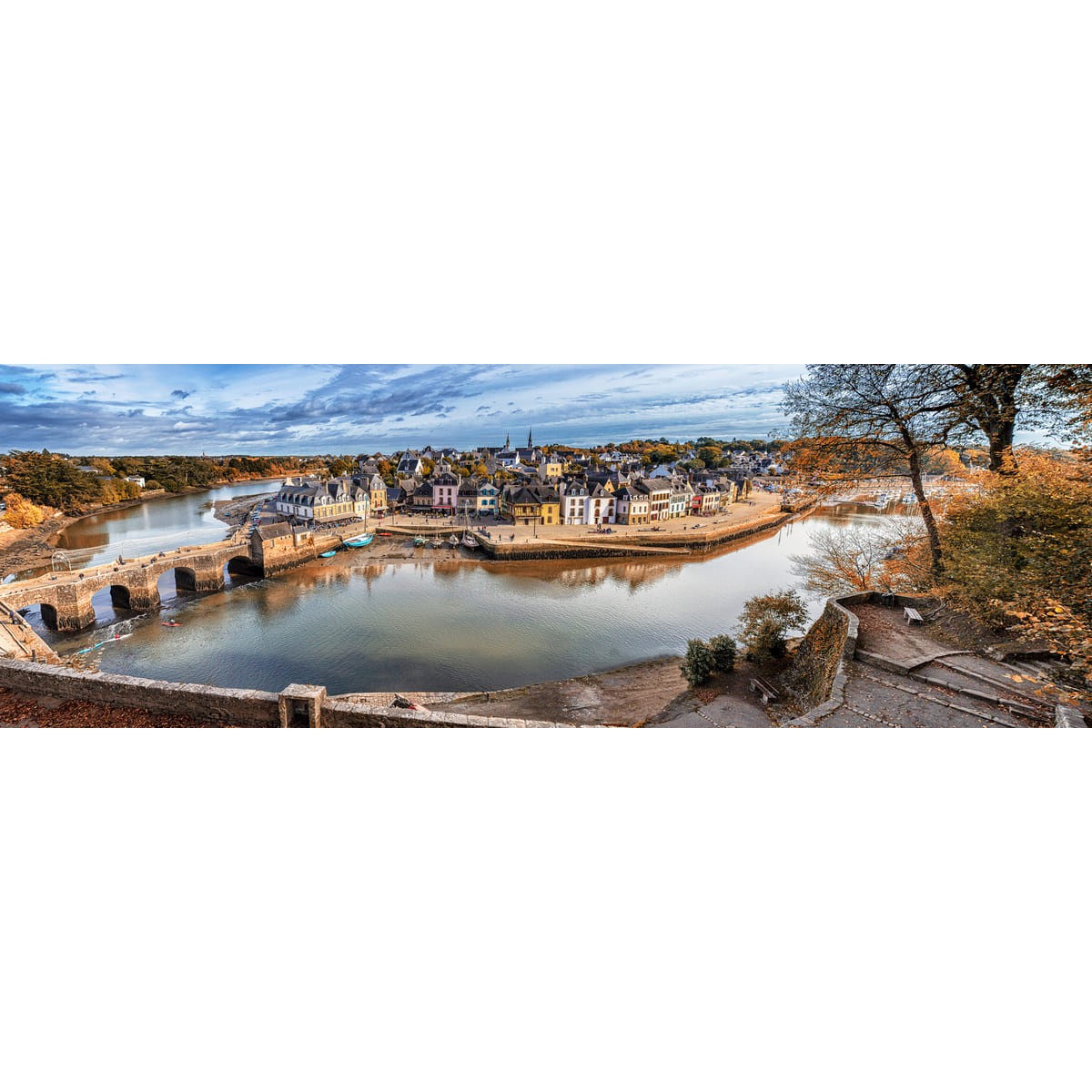 Tableau sur toile port Saint-Goustan 3 Tableau sur toile port Saint-Goustan 3