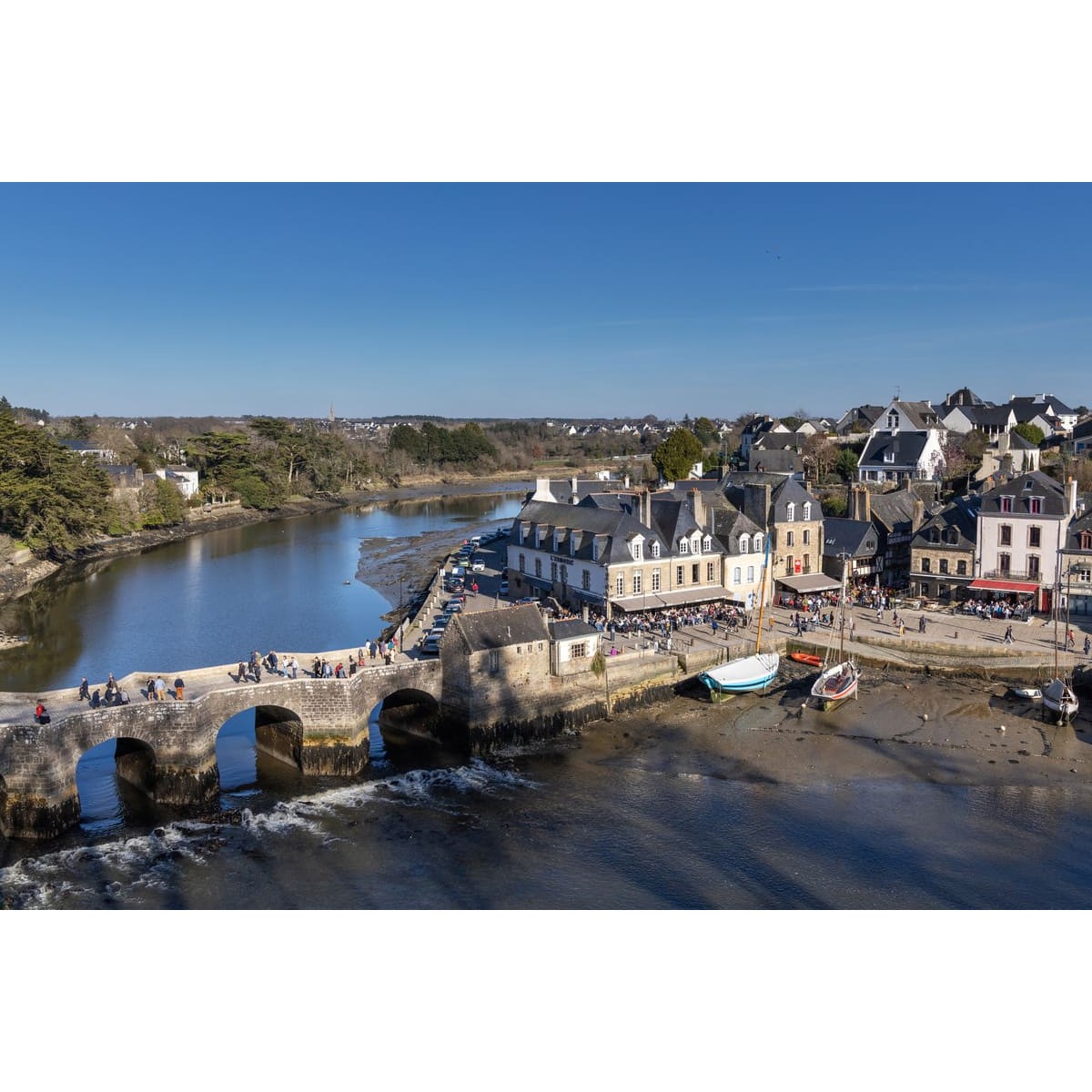 Tableau sur toile port Saint-Goustan Tableau sur toile port Saint-Goustan