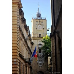 Tableau mural tour de l'horloge Aix-en-Provence