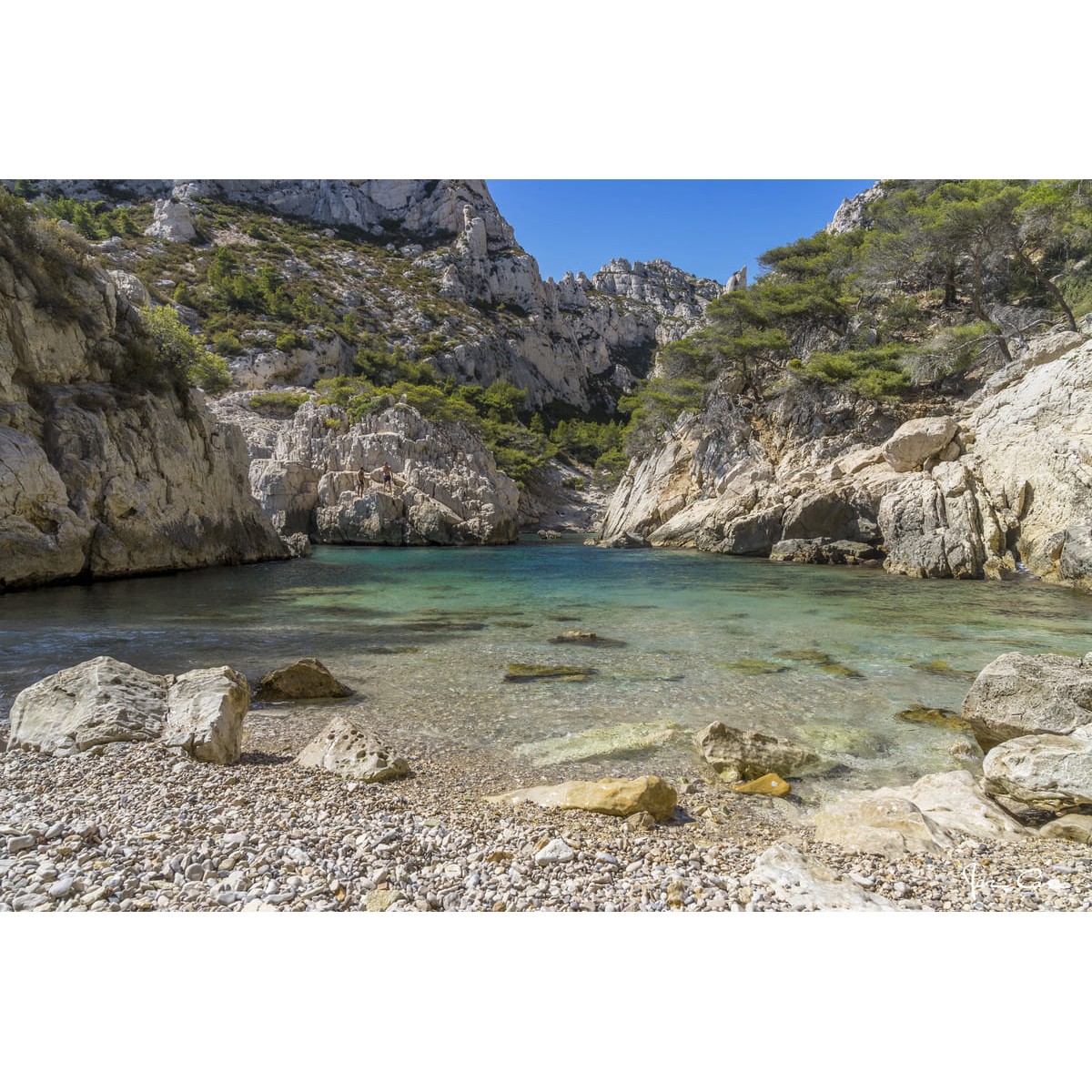 Tableau mural calanque 2