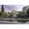 Tableau mural fontaine cours Julien