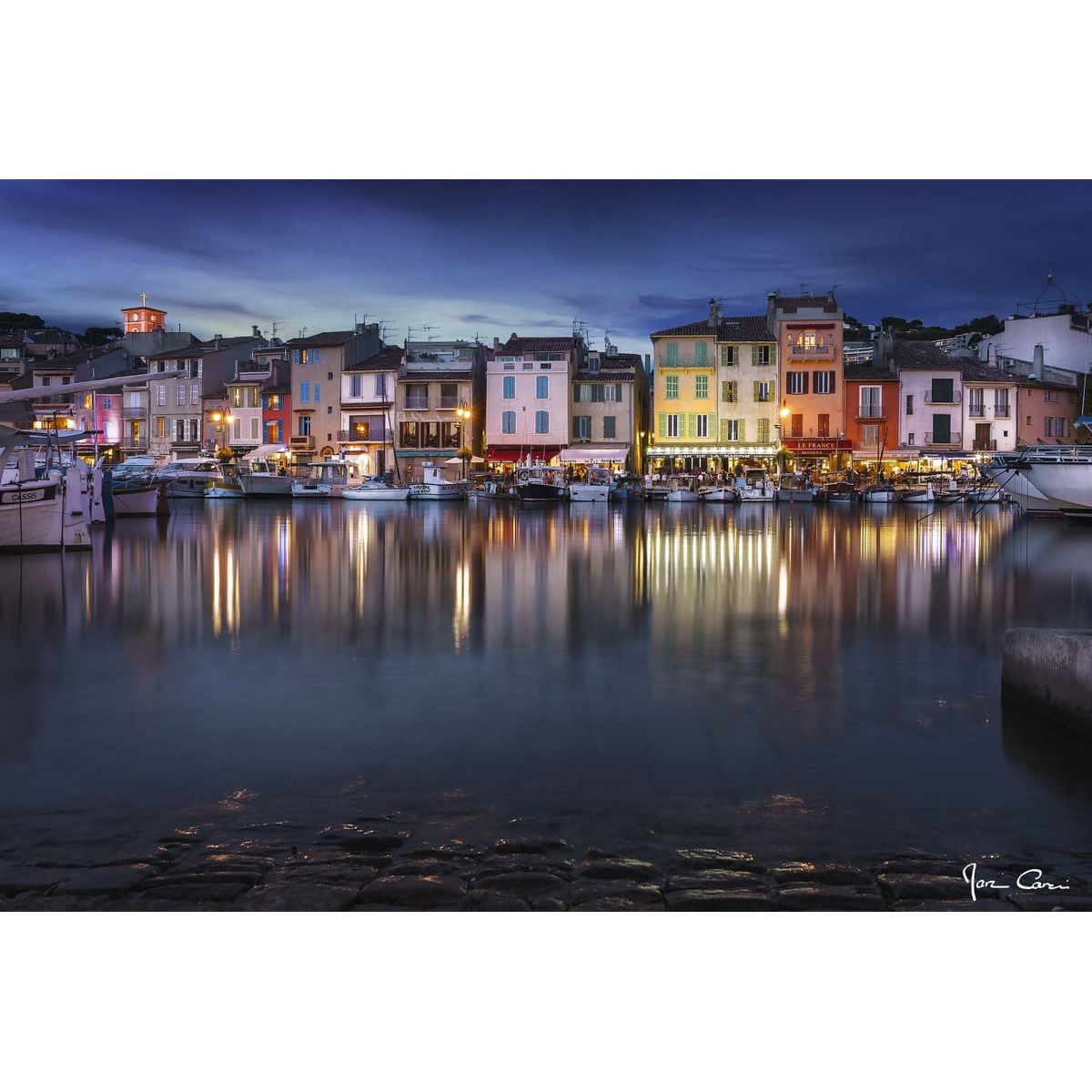 Tableau mural port de nuit