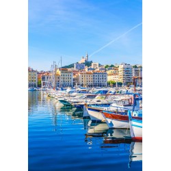 Tableau mural vieux port de Marseille