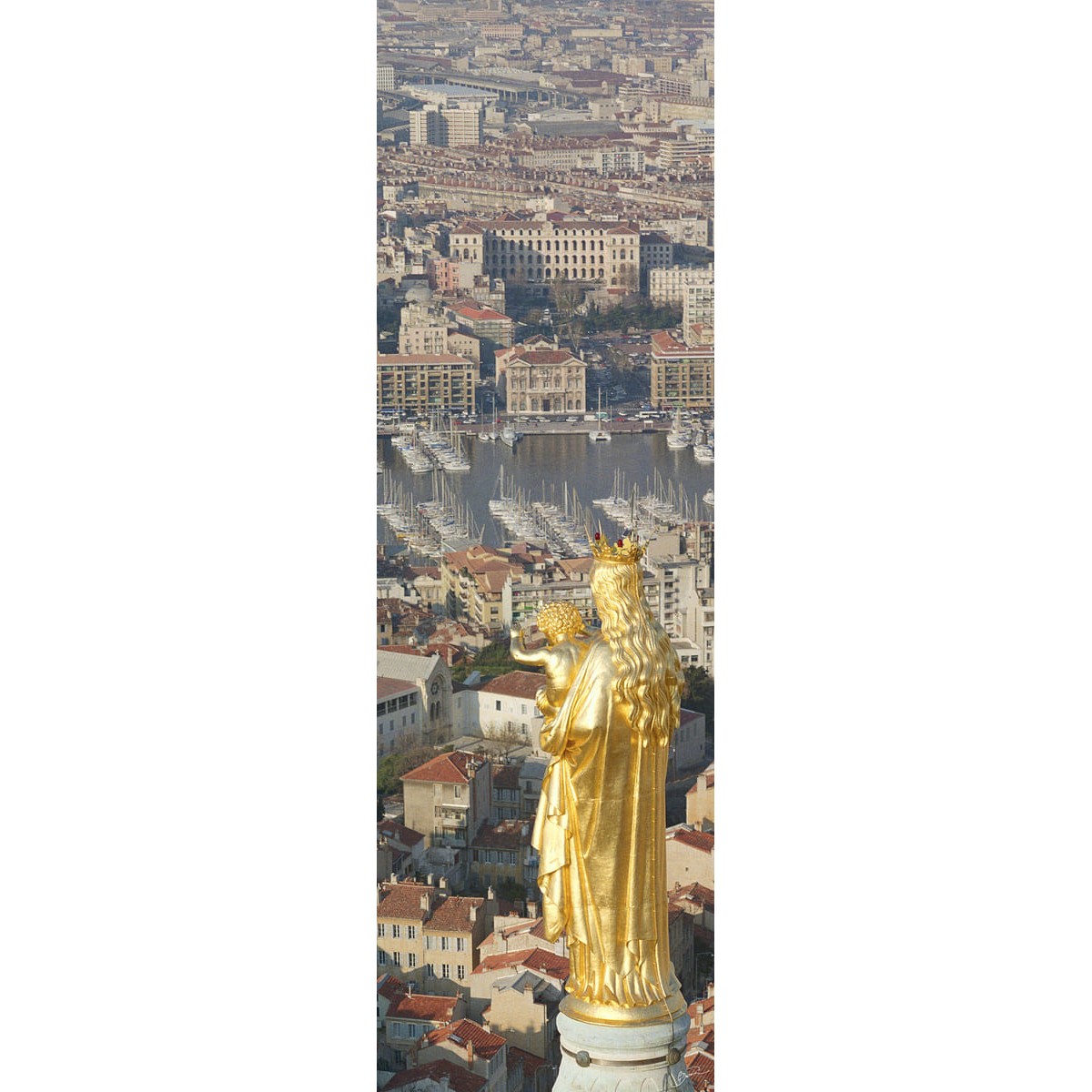 Tableau sur toile Notre-dame de la Garde 30x97 cm Tableau sur toile Notre-dame de la Garde 30x97 cm