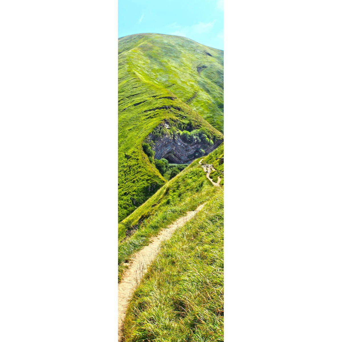 Tableau sur toile montagne d'Harpea 30x97 cm