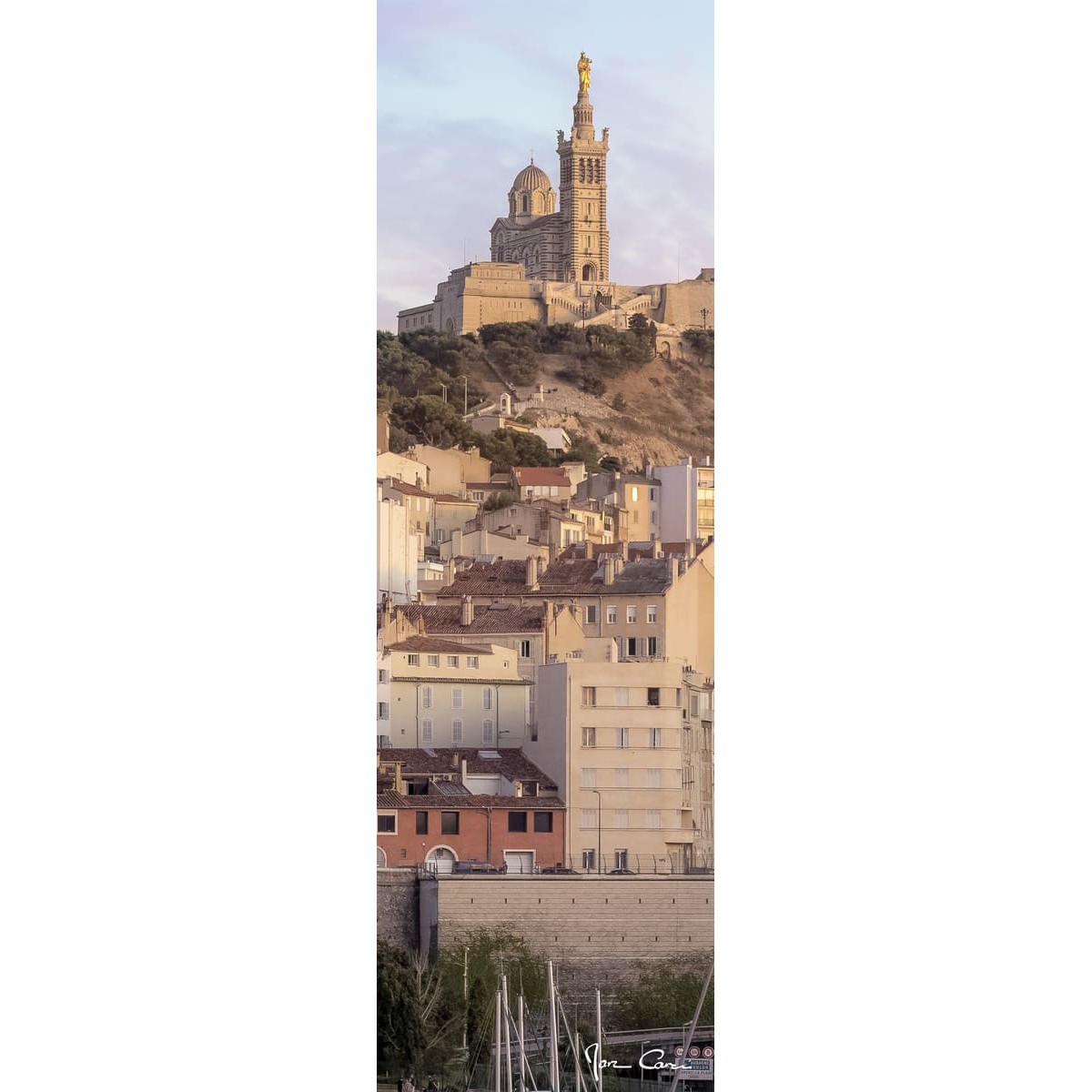 Tableau sur toile Notre-Dame de Marseille 30x97 cm Tableau sur toile Notre-Dame de Marseille 30x97 cm