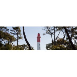 Tableau sur toile vue phare 30x97 cm