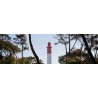 Tableau sur toile vue phare 30x97 cm