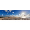 Tableau sur toile Arcachon soleil 45x135 cm