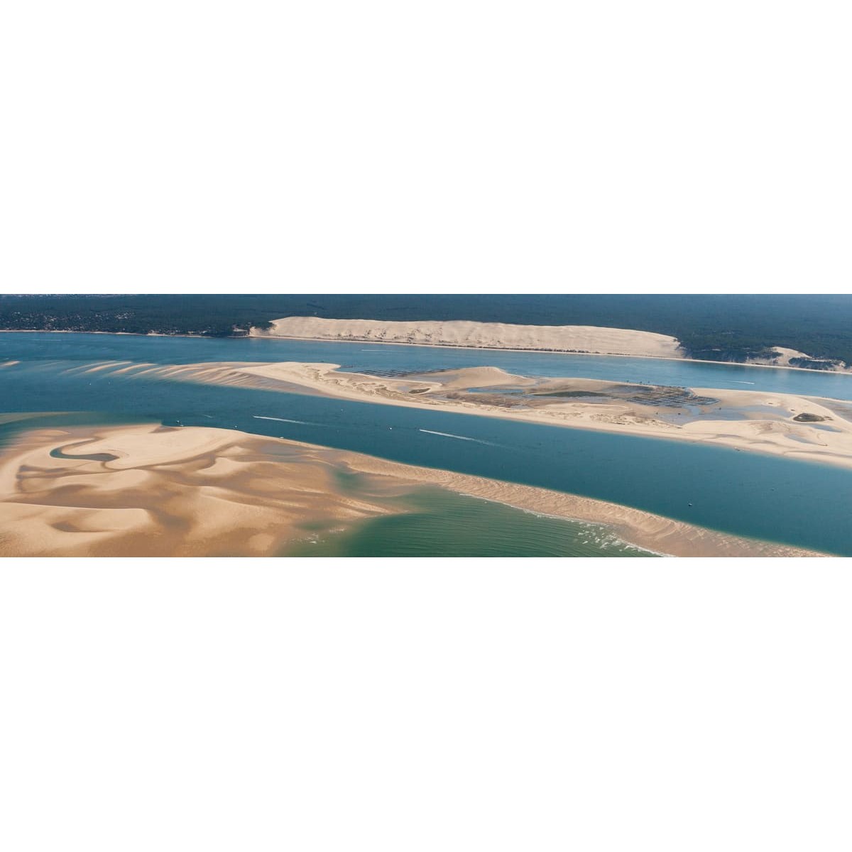 Tableau sur toile vue sur bassin 30x97 cm Tableau sur toile vue sur bassin 30x97 cm