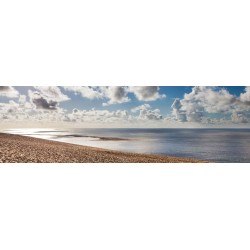 Tableau sur toile Arcachon nuages 30x97 cm