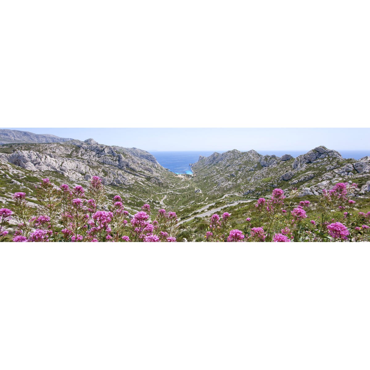Tableau sur toile Sormiou 30x97 cm Tableau sur toile Sormiou 30x97 cm