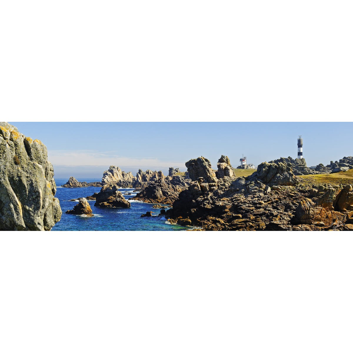 Tableau sur toile Ouessant Bret 30x97 cm Tableau sur toile Ouessant Bret 30x97 cm