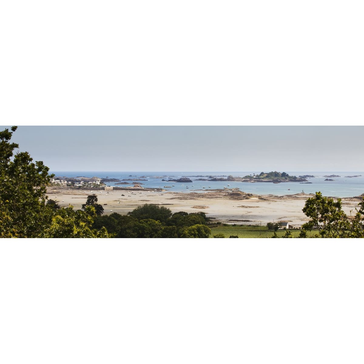 Tableau sur toile île Brehat 30x97 cm Tableau sur toile île Brehat 30x97 cm