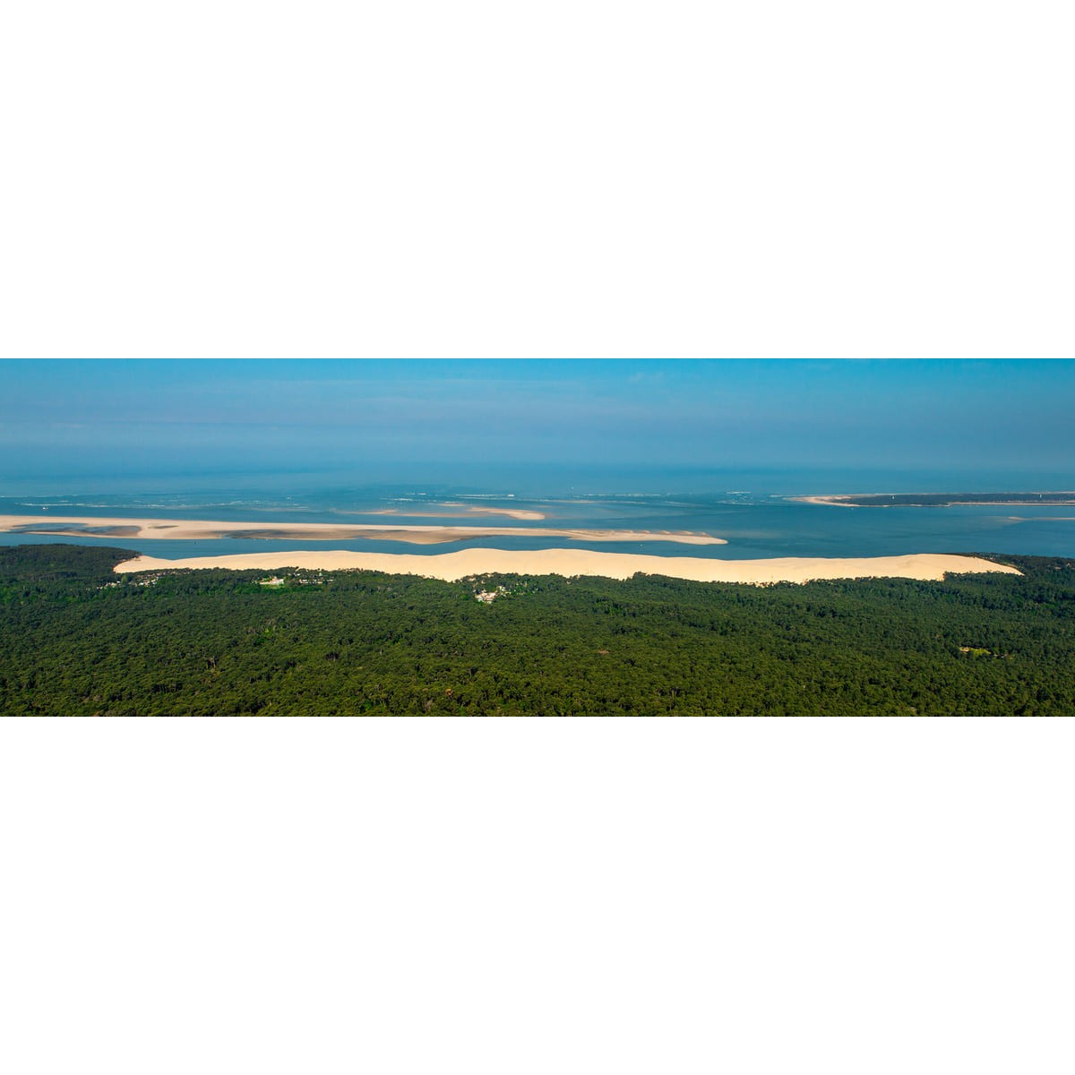 Tableau sur toile Arcachon vue 45x135 cm Tableau sur toile Arcachon vue 45x135 cm