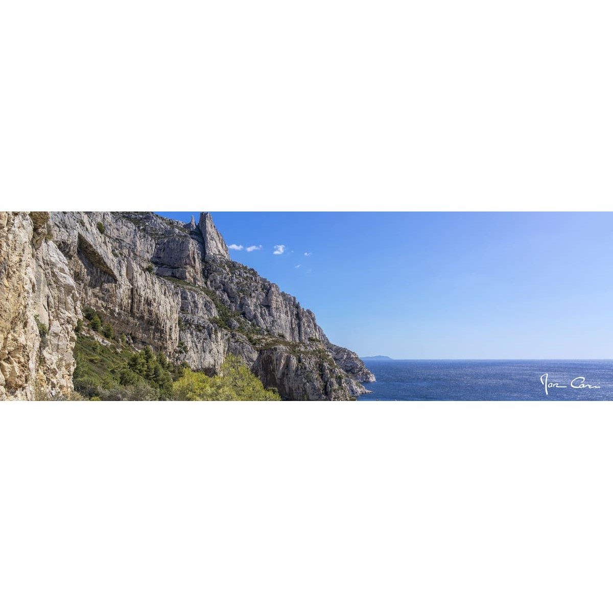 Tableau sur toile calanque 30x97 cm Tableau sur toile calanque 30x97 cm