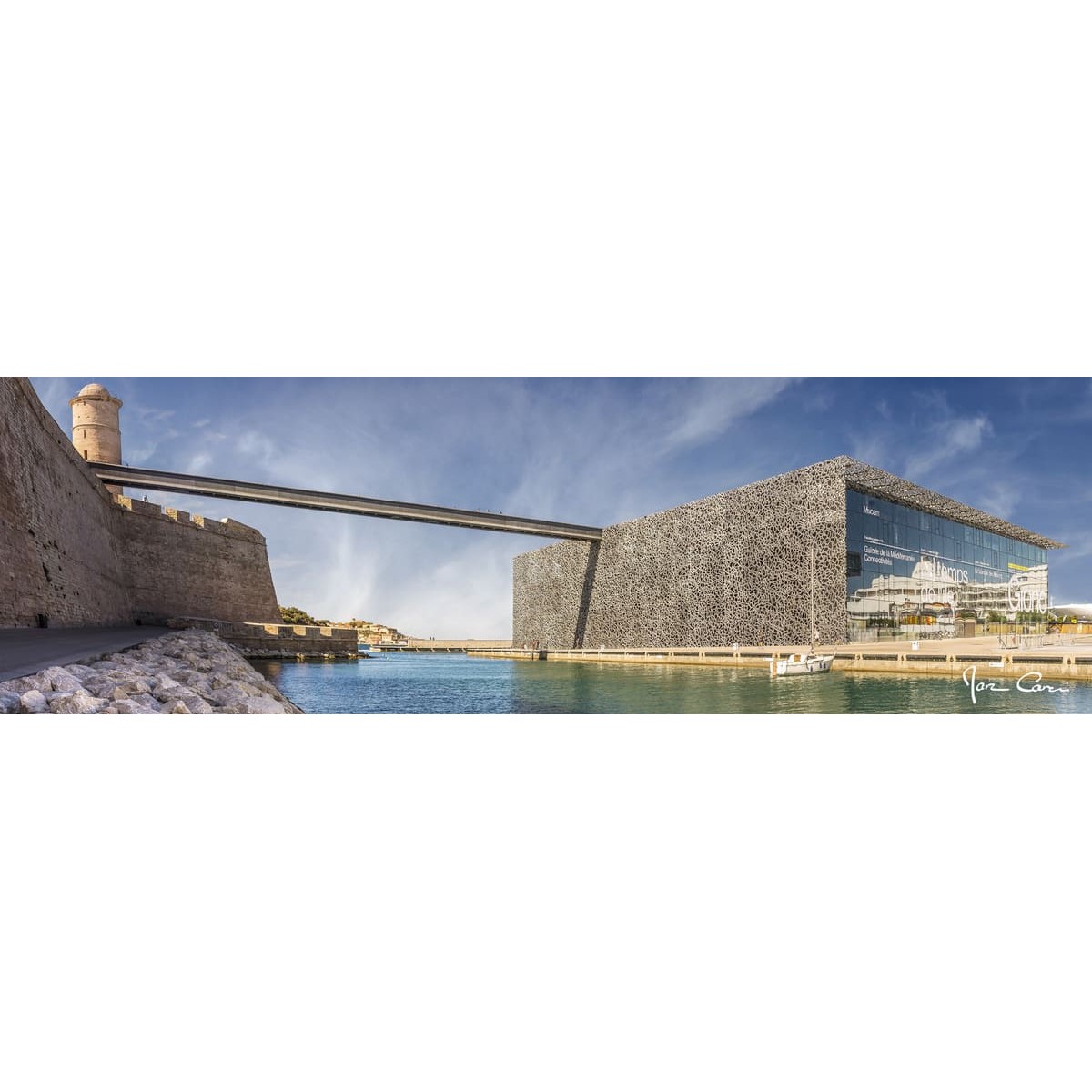 Tableau sur toile Mucem 30x97 cm Tableau sur toile Mucem 30x97 cm