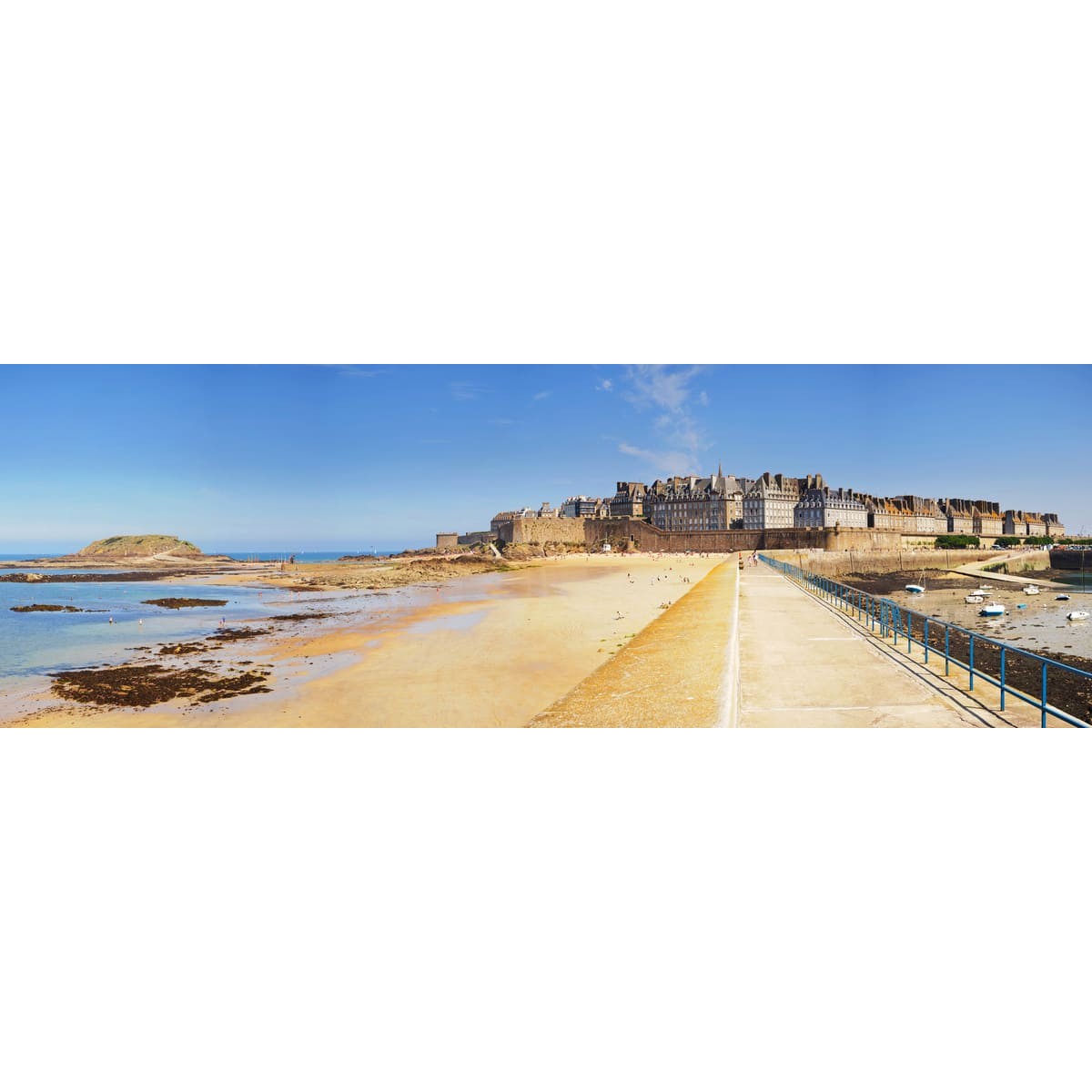 Tableau sur toile Saint-Malo 30x97 cm Tableau sur toile Saint-Malo 30x97 cm