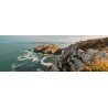 Tableau sur toile falaise du Crozon 30x97 cm