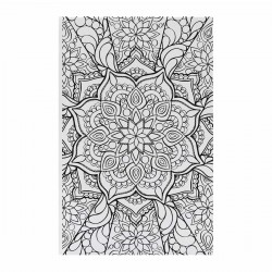 Carnet photos mandala à colorier 200 pages face