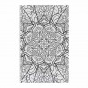Carnet photos mandala à colorier 200 pages face