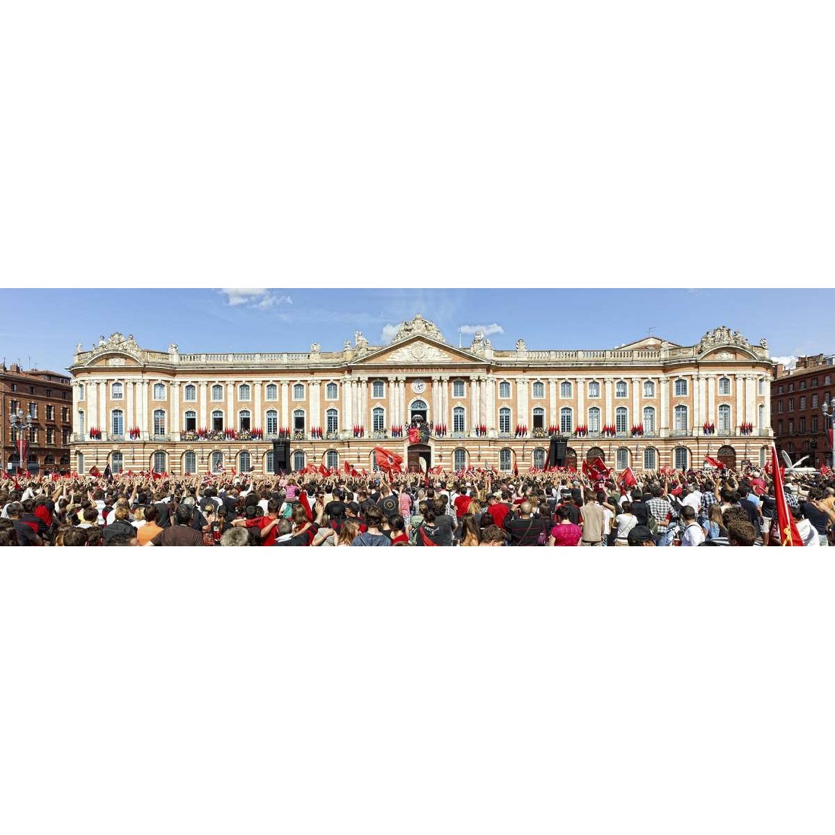 Tableau sur toile le Capitole de Toulouse 30x97 cm Tableau sur toile le Capitole de Toulouse 30x97 cm