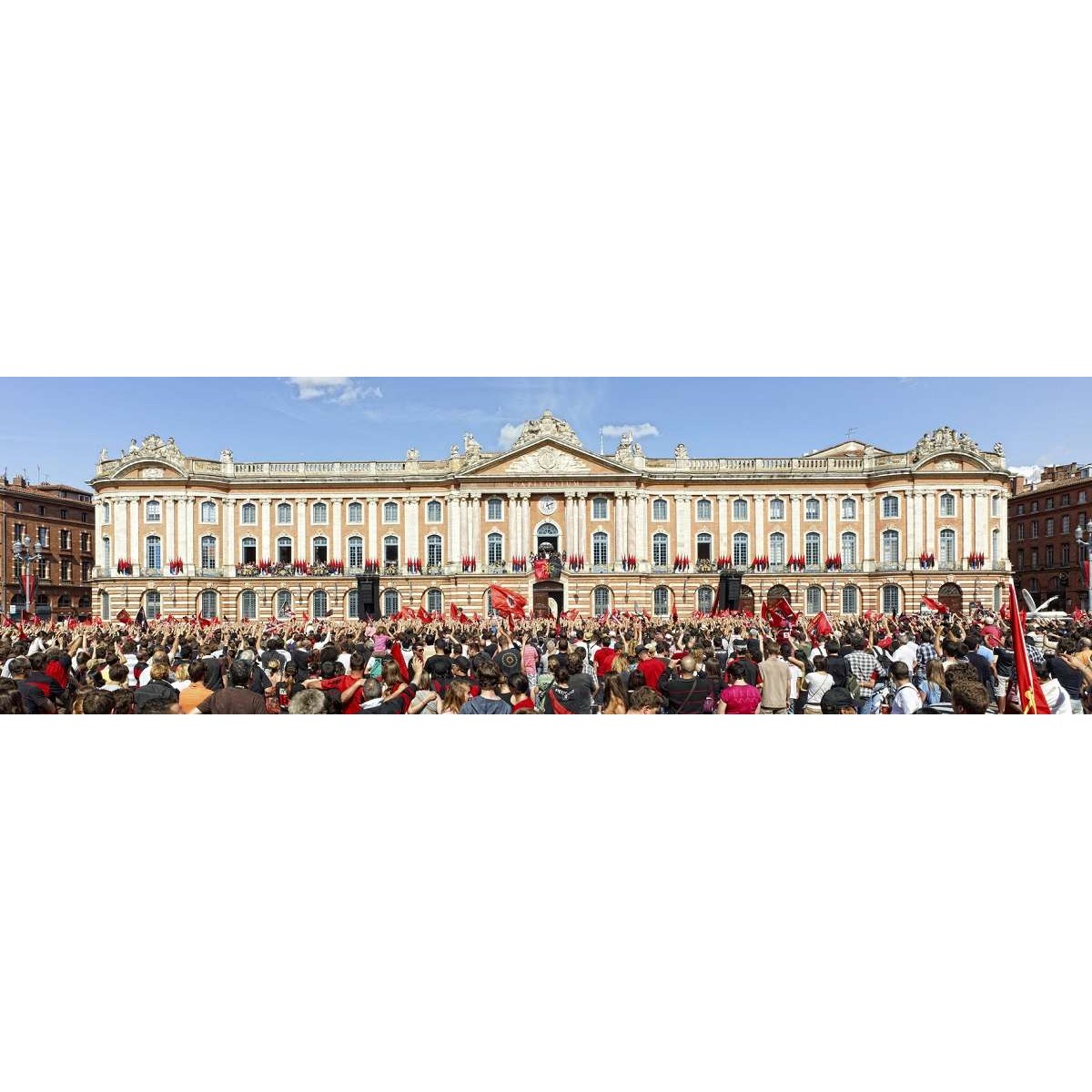 Tableau sur toile le Capitole de Toulouse 30x97 cm