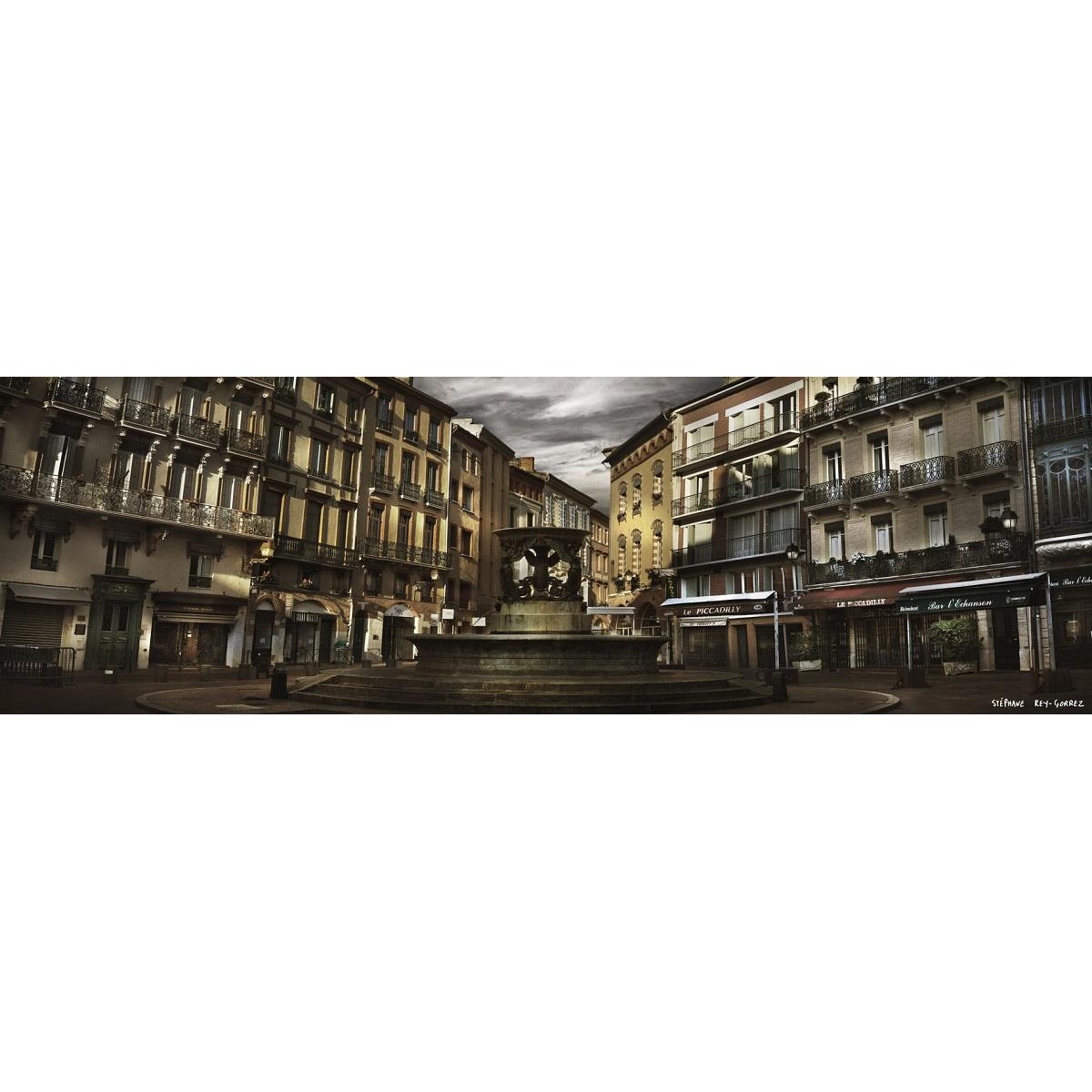 Tableau sur toile place de la Trinité Toulouse 30x97 cm Tableau sur toile place de la Trinité Toulouse 30x97 cm
