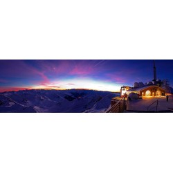 Tableau sur toile Pic du Midi Bigorre 30x97 cm