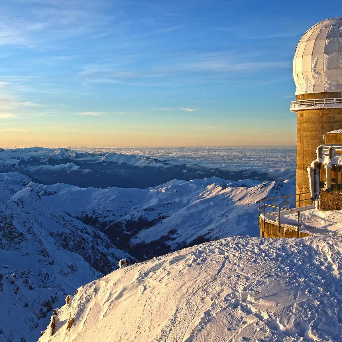 Tableau sur toile Pic du Midi Bigorre 45x45 cm