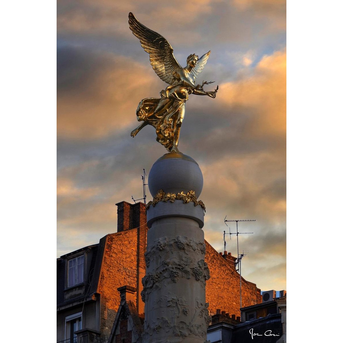 Tableau sur toile ange Victoire 45x65 cm Tableau sur toile ange Victoire 45x65 cm