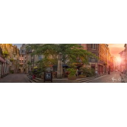 Tableau sur toile place Saint-Amand Rouen 30x97 cm