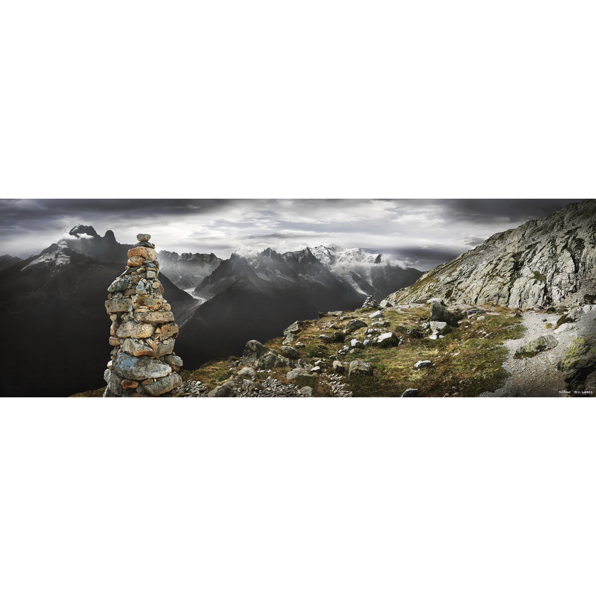 Tableau sur toile Mont Blanc Chamonix