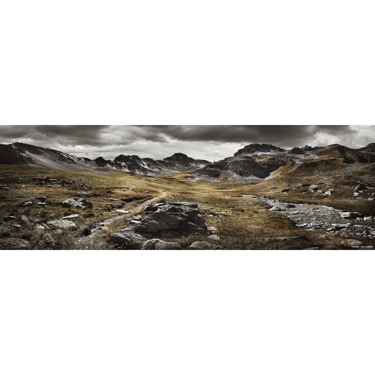 Tableau sur toile vallon de la Sach Tableau sur toile vallon de la Sach
