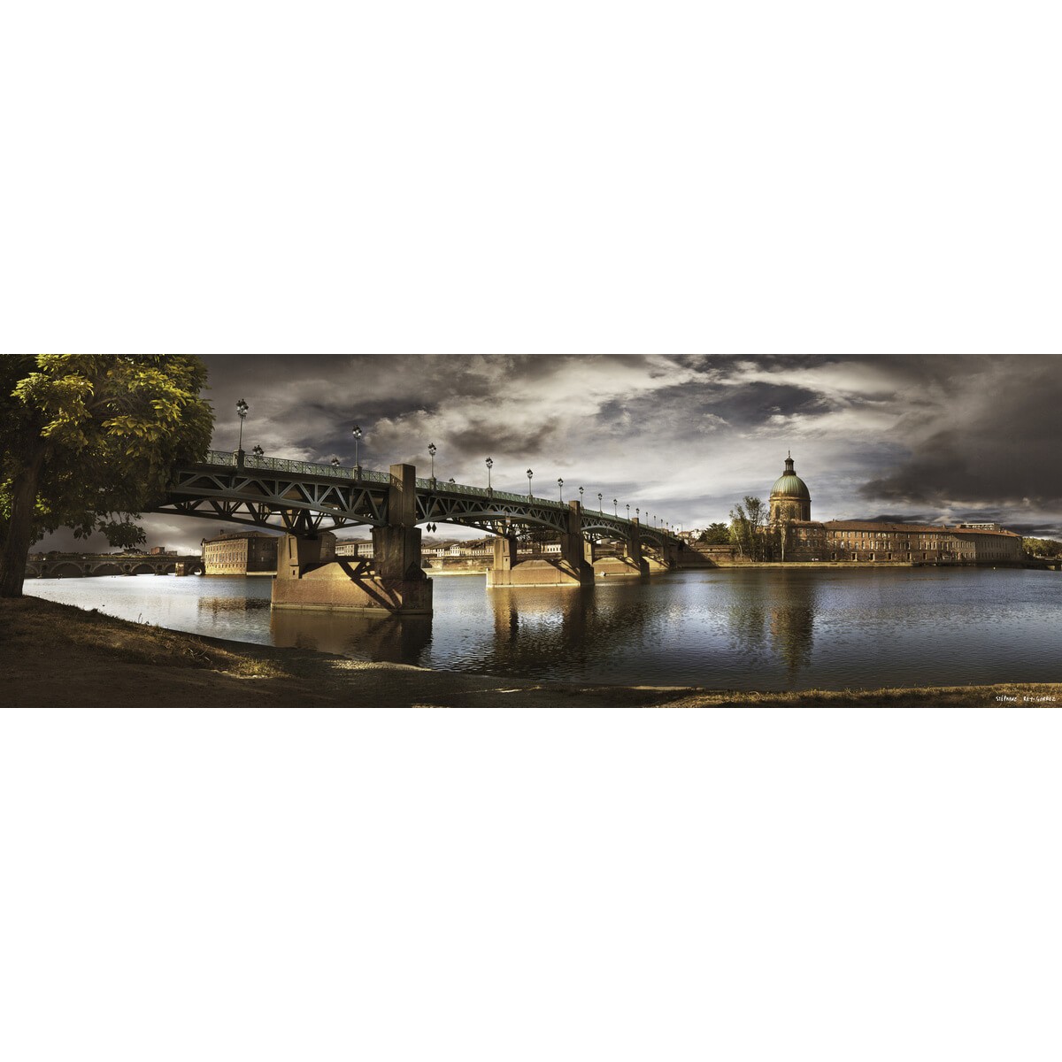 Tableau sur toile pont Saint-Pierre Toulouse