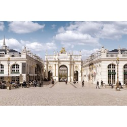 Tableau sur verre synthétique Arc Héré place Stanislas